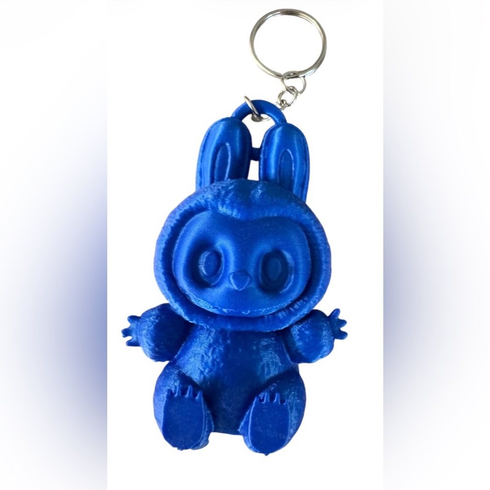 3D Printed Labubu Blue